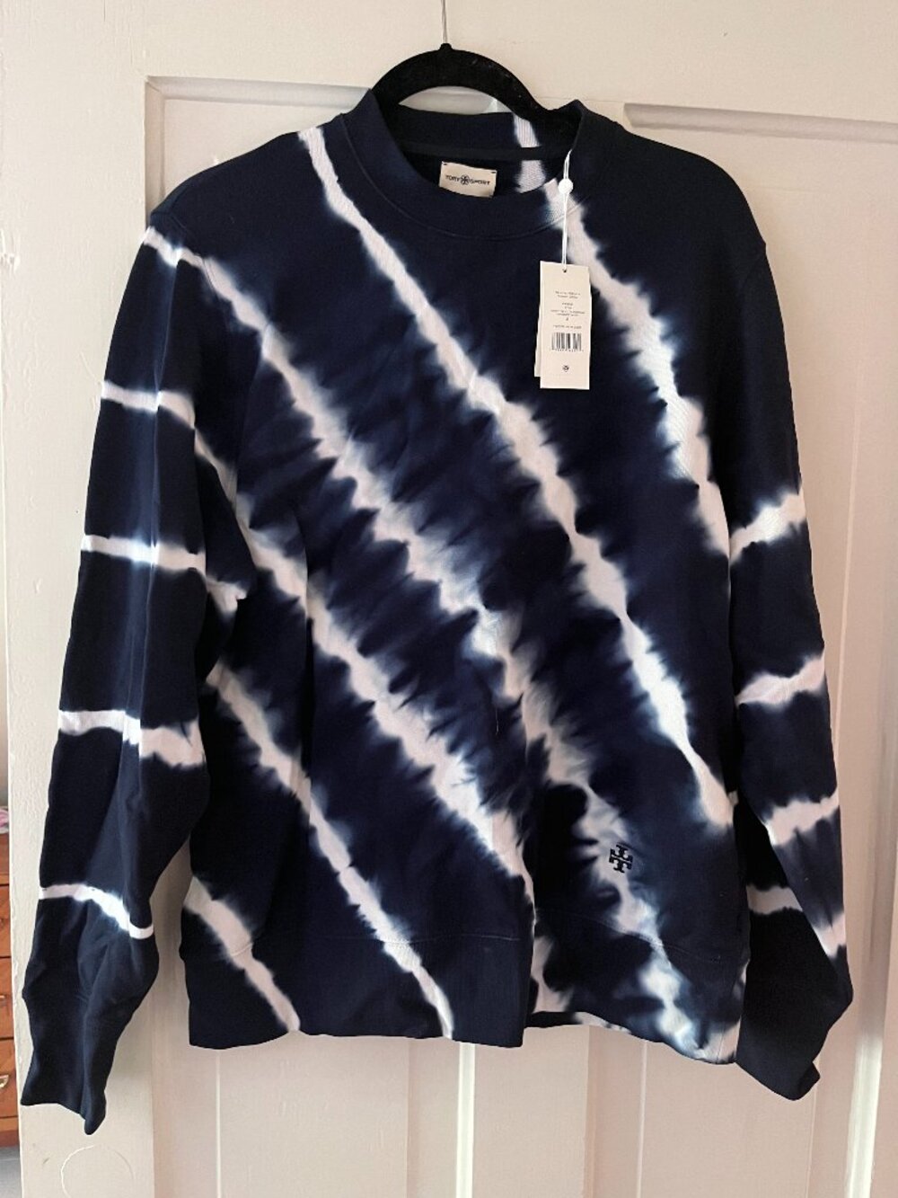 NWT Tory Burch tie dye sweatshirt